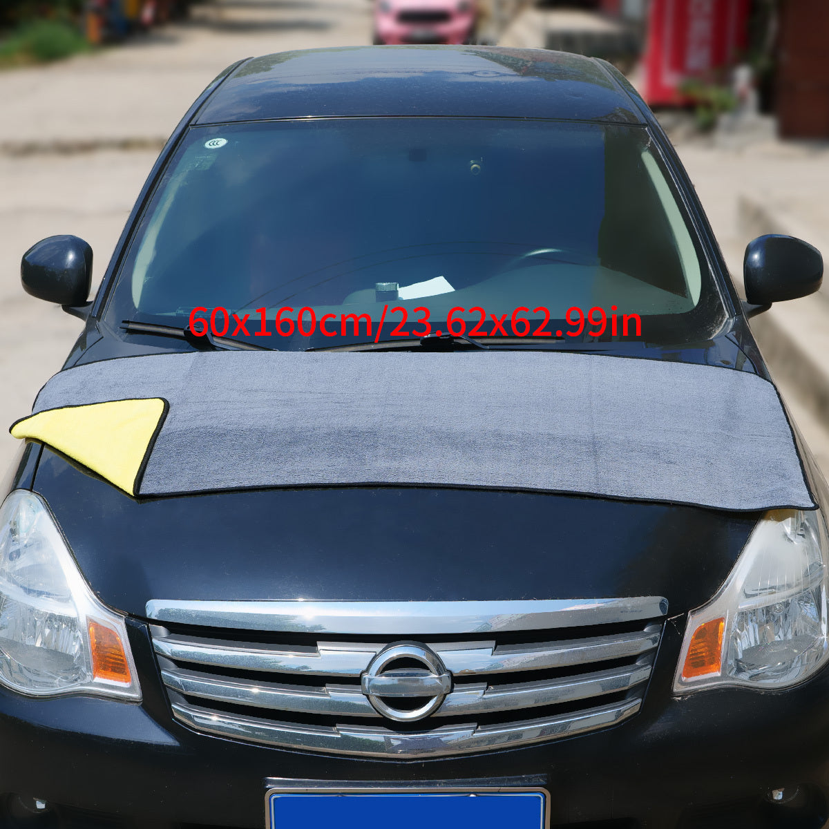 Микрофибровое полотенце для мойки автомобиля, большое, впитывающее, быстро сохнущее, без ворса