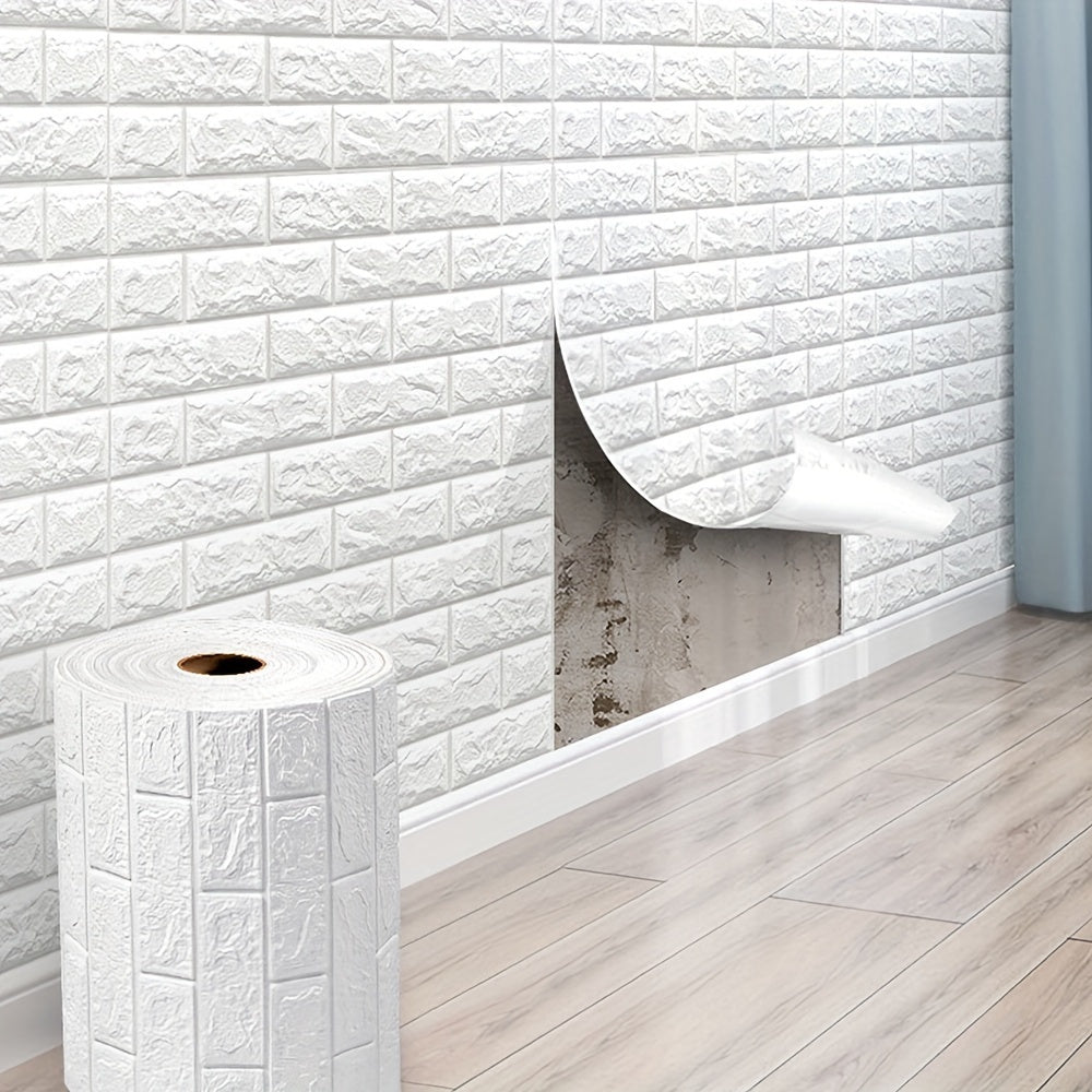 Self-Adhesive 3D Wall Panels for Interior and Bathroom Remodeling