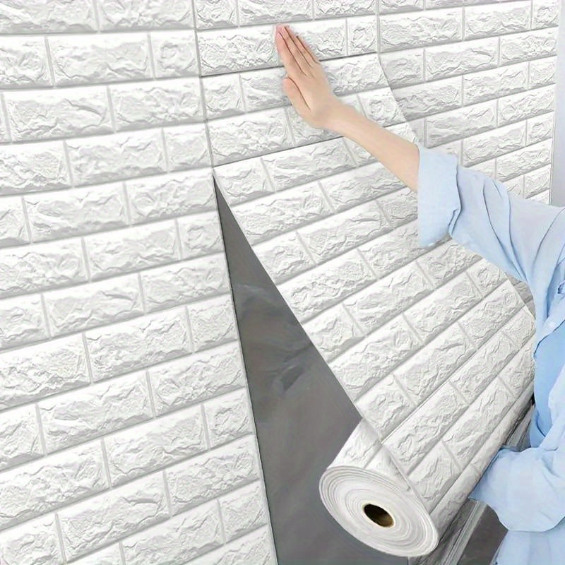 Self-Adhesive 3D Wall Panels for Interior and Bathroom Remodeling