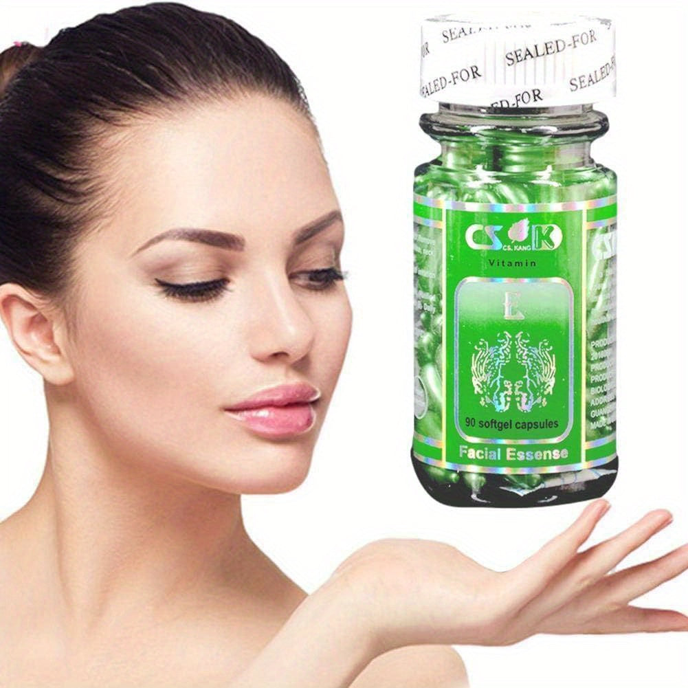Cápsulas de serum facial con vitamina E 90 unidades Gel hidratante para todo tipo de piel