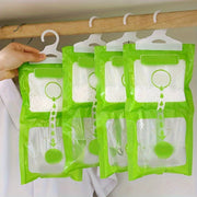 Set of 4 Hygroscopic Dehumidifier Bags for Wardrobes Rooms and Cars