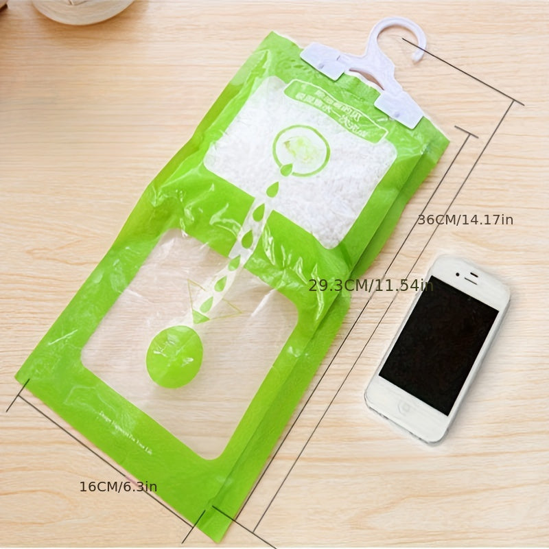 Set of 4 Hygroscopic Dehumidifier Bags for Wardrobes Rooms and Cars