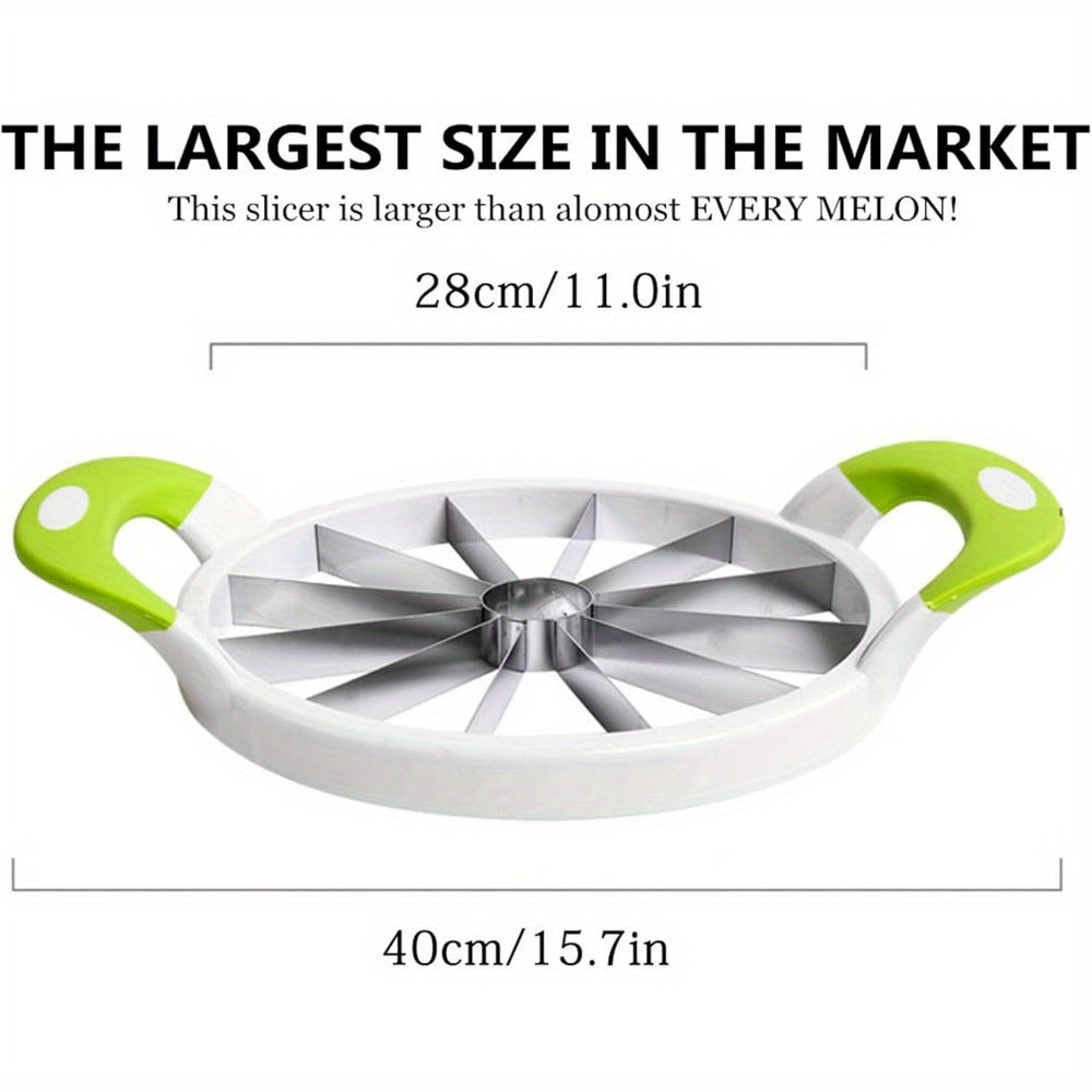 2-Donali Kattaroq Armut Kesuvchi va Bo'laklash uchun Rostdan Terilgan Qilich, Silikon Qo'lqop bilan