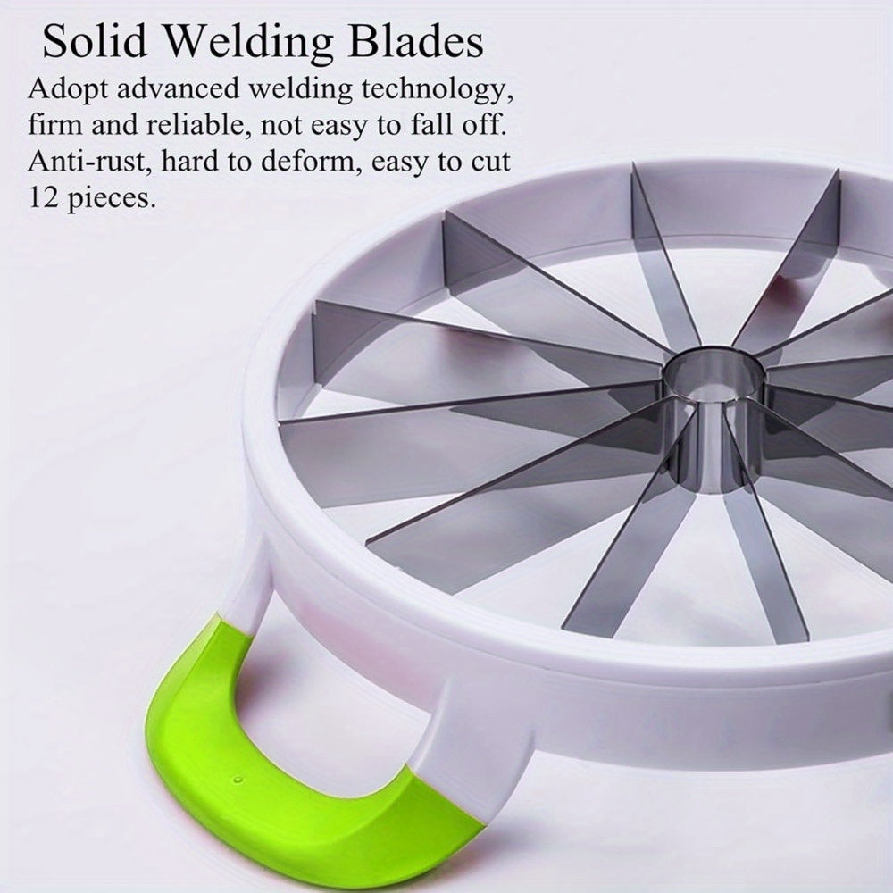 2-Donali Kattaroq Armut Kesuvchi va Bo'laklash uchun Rostdan Terilgan Qilich, Silikon Qo'lqop bilan