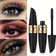 Waterproof Mascara with Plant Squalane for All Skin Types Long-Lasting Volumizing and Lengthening Black
