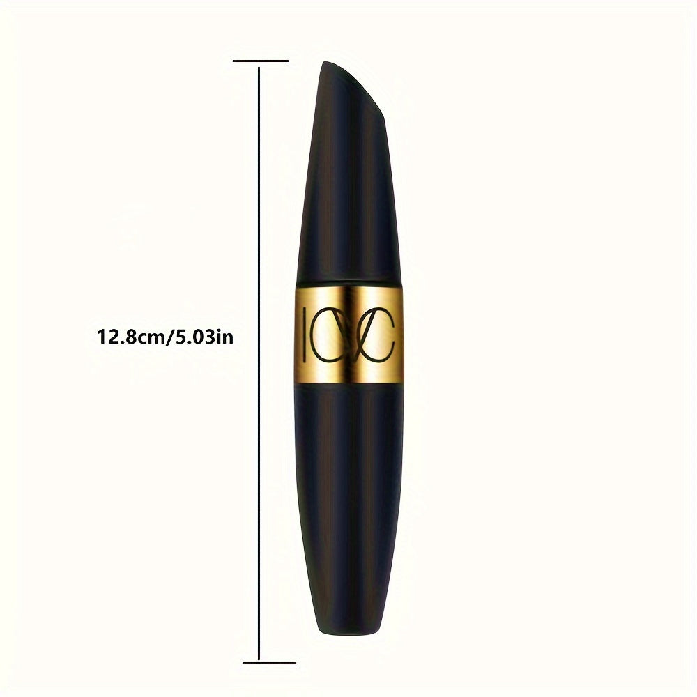 Waterproof Mascara with Plant Squalane for All Skin Types Long-Lasting Volumizing and Lengthening Black