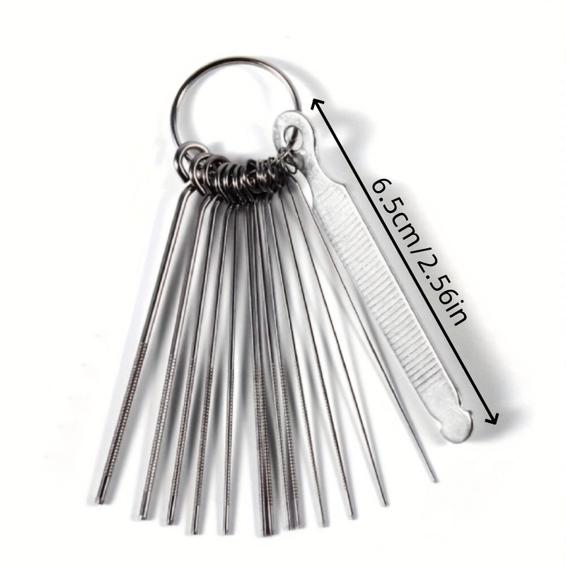 Guitar Nut Slotting File Kit for DIY Repairs with Precision Files and Accessories