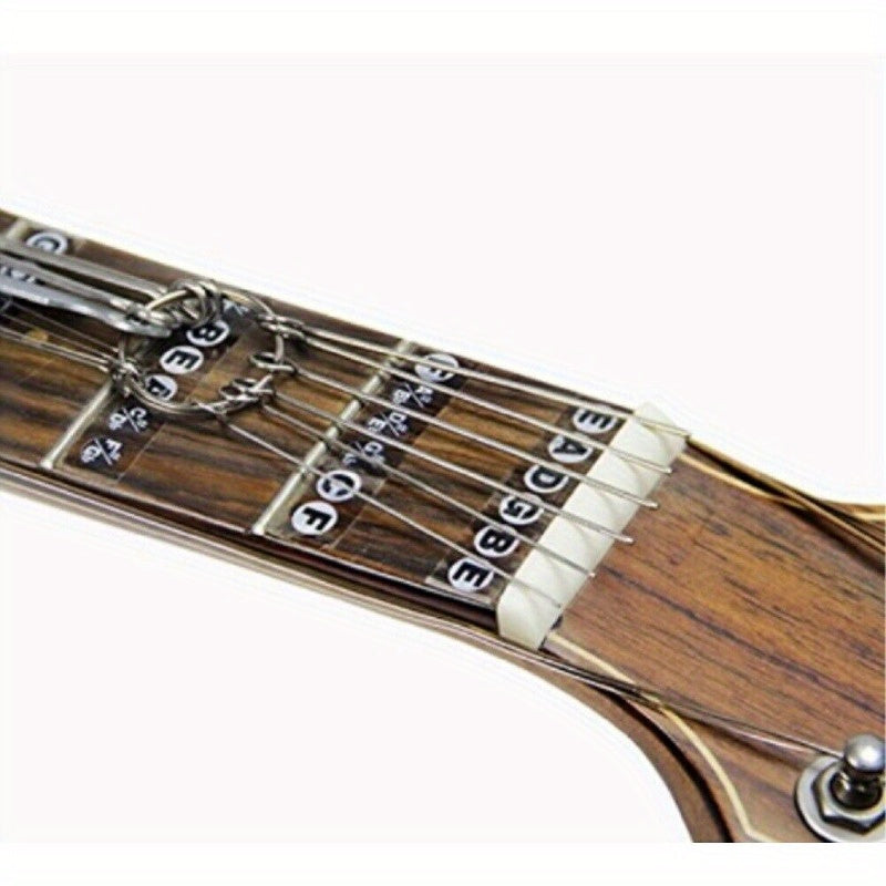 Guitar Nut Slotting File Kit for DIY Repairs with Precision Files and Accessories