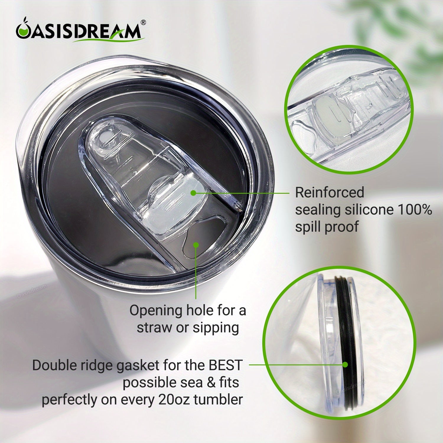 20oz Stainless Steel Insulated Tumbler with Printed Mechanic Tools Lid for Hot Cold Drinks