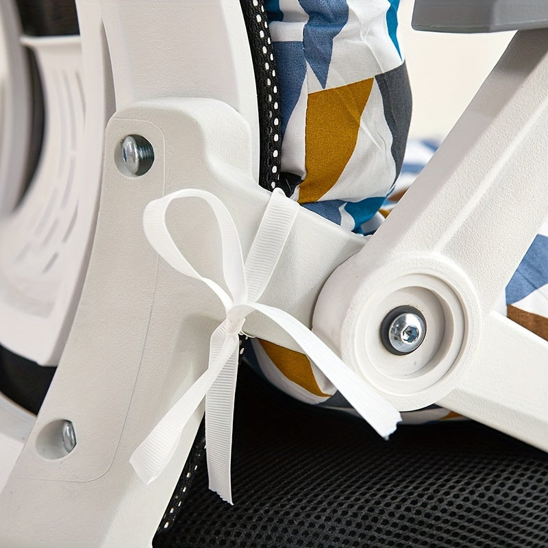 Эргономическая подушка-сиденье с спинкой, белый полиэстер, тканая поддержка для дома и автомобиля