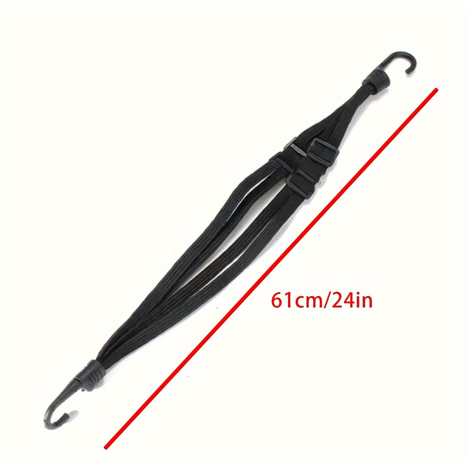Universal Elastic Bungee Cord with Hooks for Bikes and Motorbikes