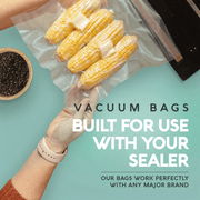 BPA-Free Vacuum Sealer Bags 100 Count in Various Sizes for Food Storage