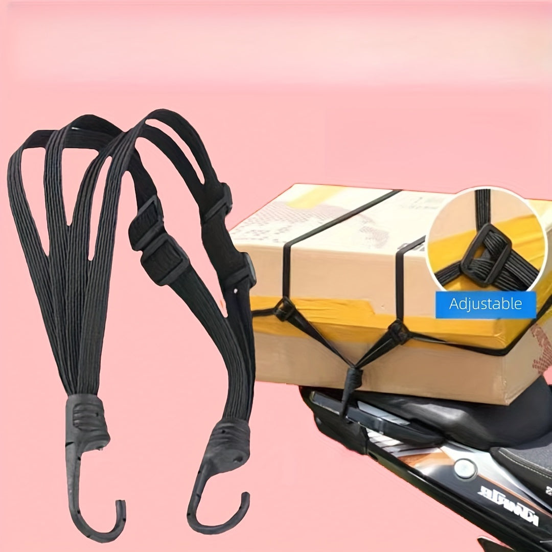 Universal Elastic Bungee Cord with Hooks for Bikes and Motorbikes