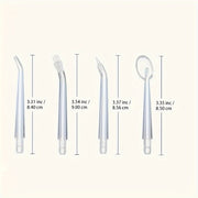 8pcs Water Flosser Replacement Tips Set Standard and Orthodontic Nozzles Unscented Battery-Free for Family Use