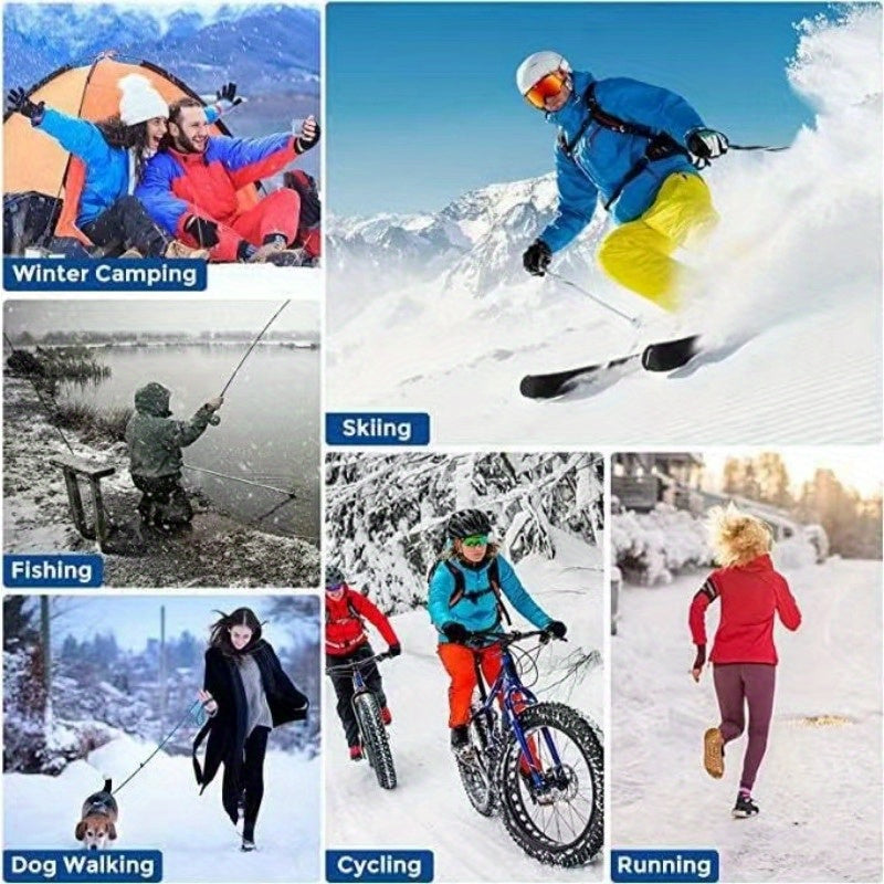 Winter Fleece Face Mask Scarf Combo for Men and Women Windproof Outdoor Wear