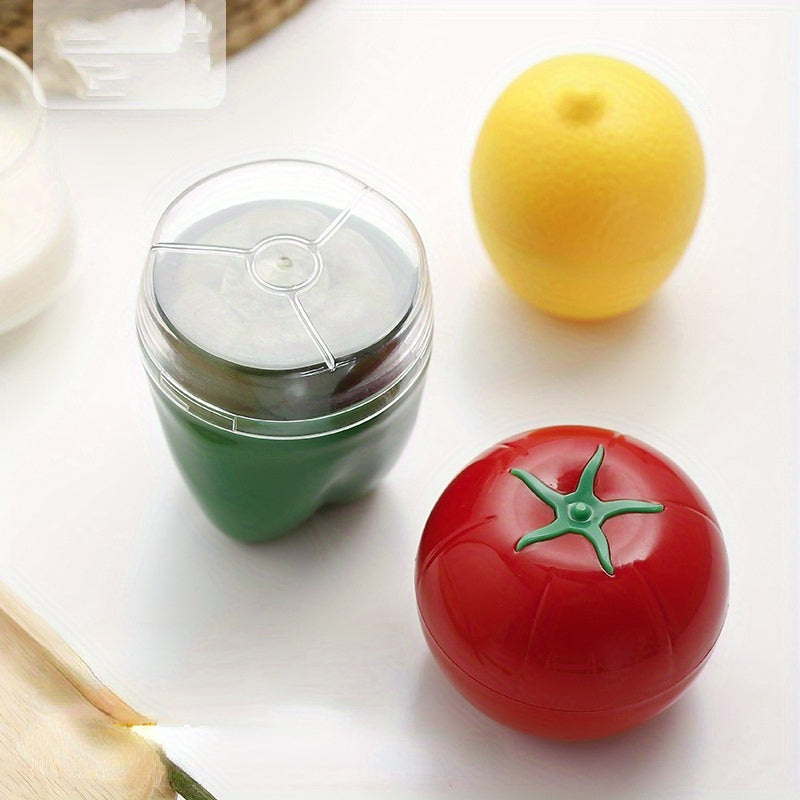 FreshGuard plastik piyoz shaklidagi havo o'tkazmaydigan oziq-ovqat saqlash konteyneri, 1 dona, sabzavot va mevalarning yangiligi saqlanadi, havo muhrlangan muhrlanadigan quti, oziq-ovqat uchun xavfsiz, oson aniqlanadigan dizayn.