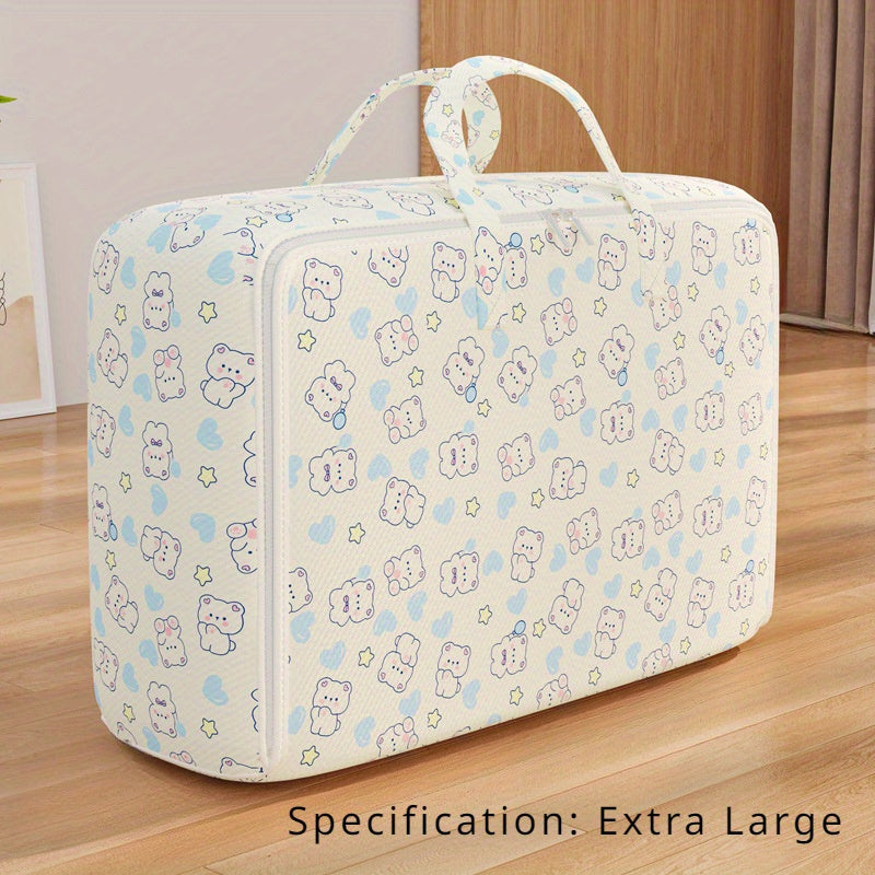 Bolsa de almacenamiento bajo la cama, organizador impermeable para ropa de cama, edredones, mantas, almohadas, recipiente rectangular