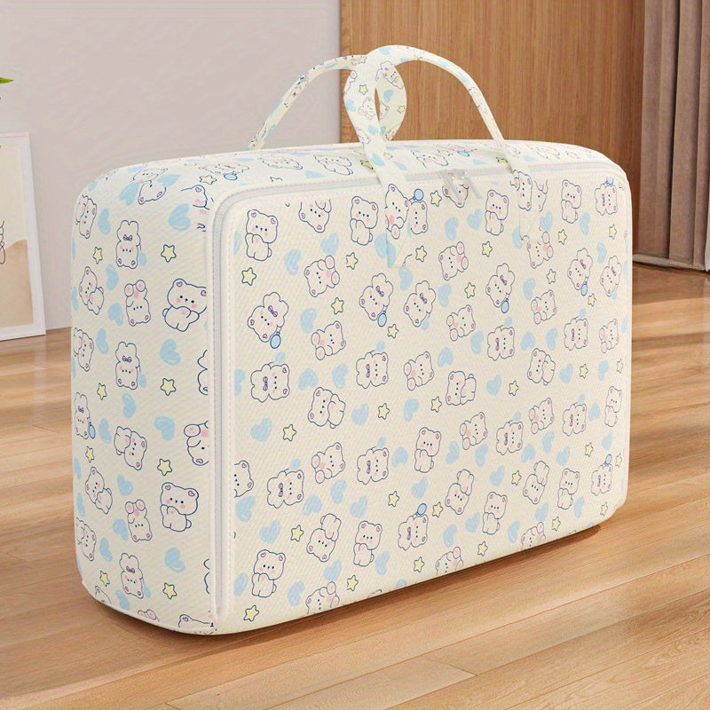 Bolsa de almacenamiento bajo la cama, organizador impermeable para ropa de cama, edredones, mantas, almohadas, recipiente rectangular