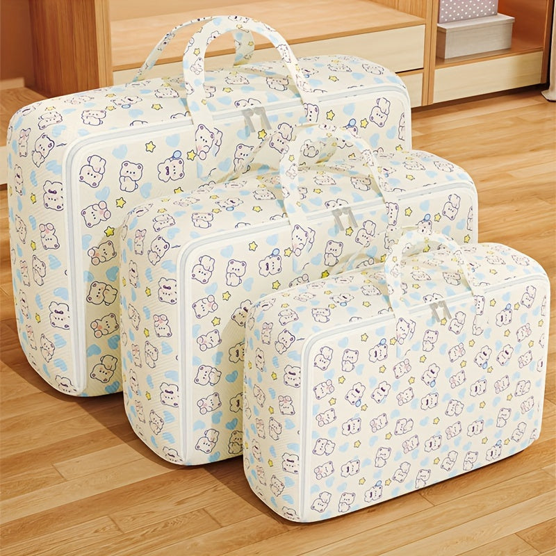 Bolsa de almacenamiento bajo la cama, organizador impermeable para ropa de cama, edredones, mantas, almohadas, recipiente rectangular
