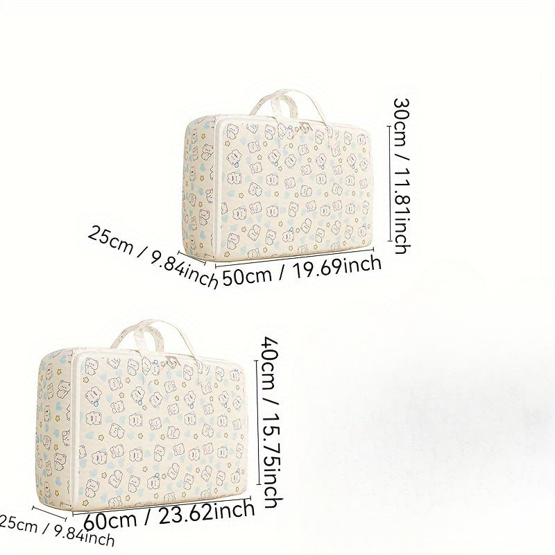 Bolsa de almacenamiento bajo la cama, organizador impermeable para ropa de cama, edredones, mantas, almohadas, recipiente rectangular