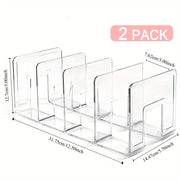 Akril sumka tashkilotchisi to'plami, shkaf uchun turli o'lchamlarda