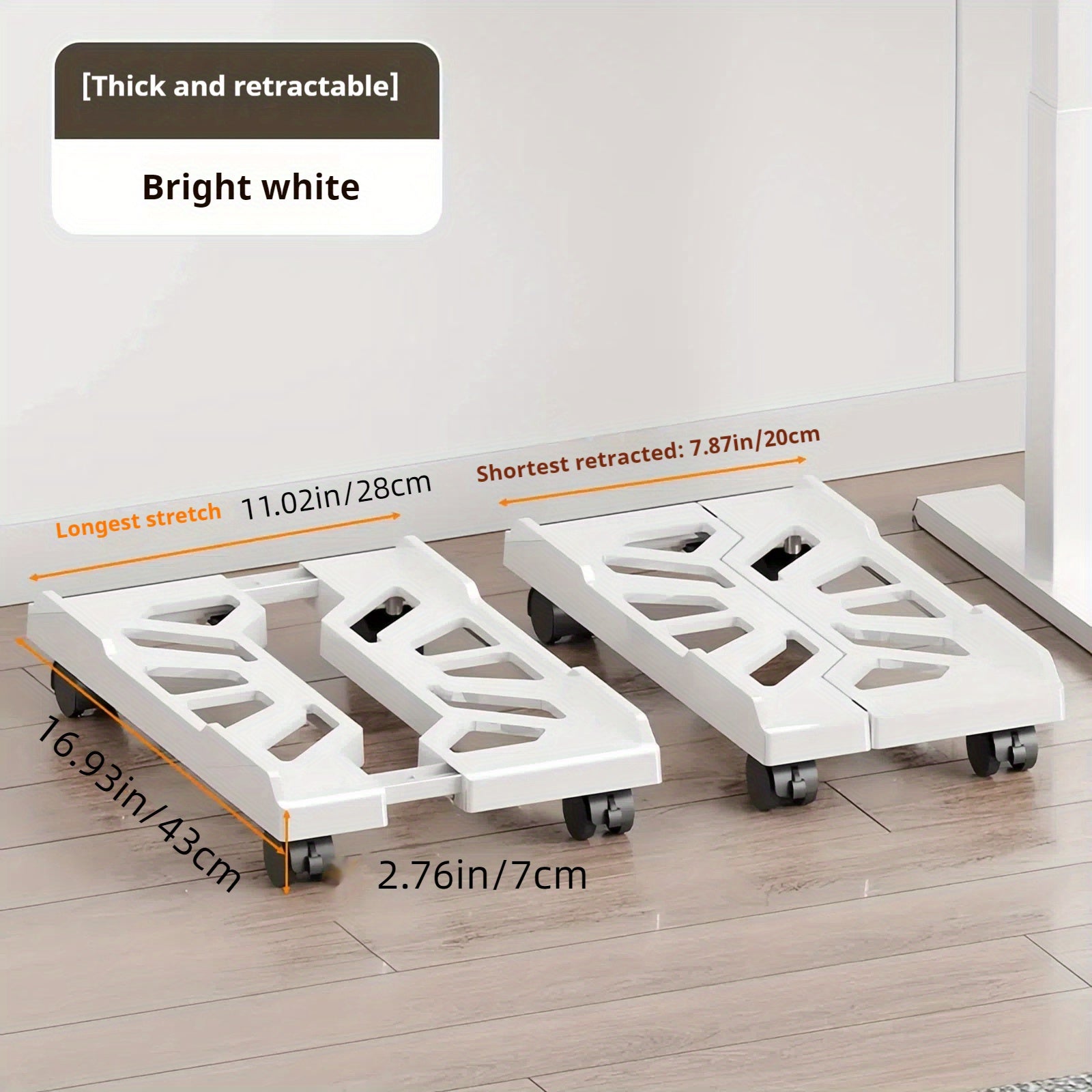 Adjustable Mobile PC Tower Stand with Lockable Wheels for Home and Office