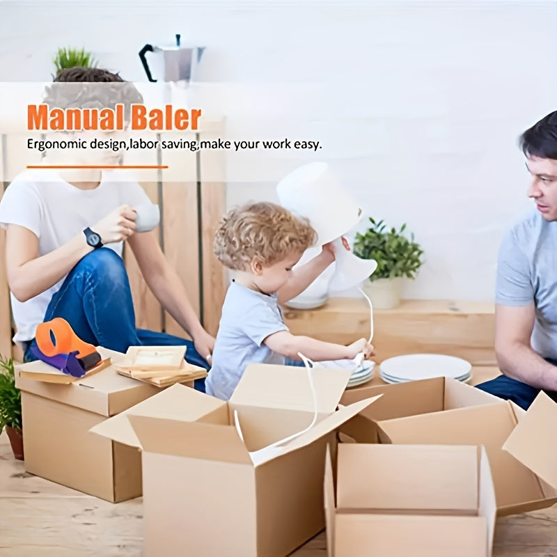 Портативный, эргономичный диспенсер для упаковочной ленты с прочным резаком для мастерских и подрядчиков, не требует электричества.