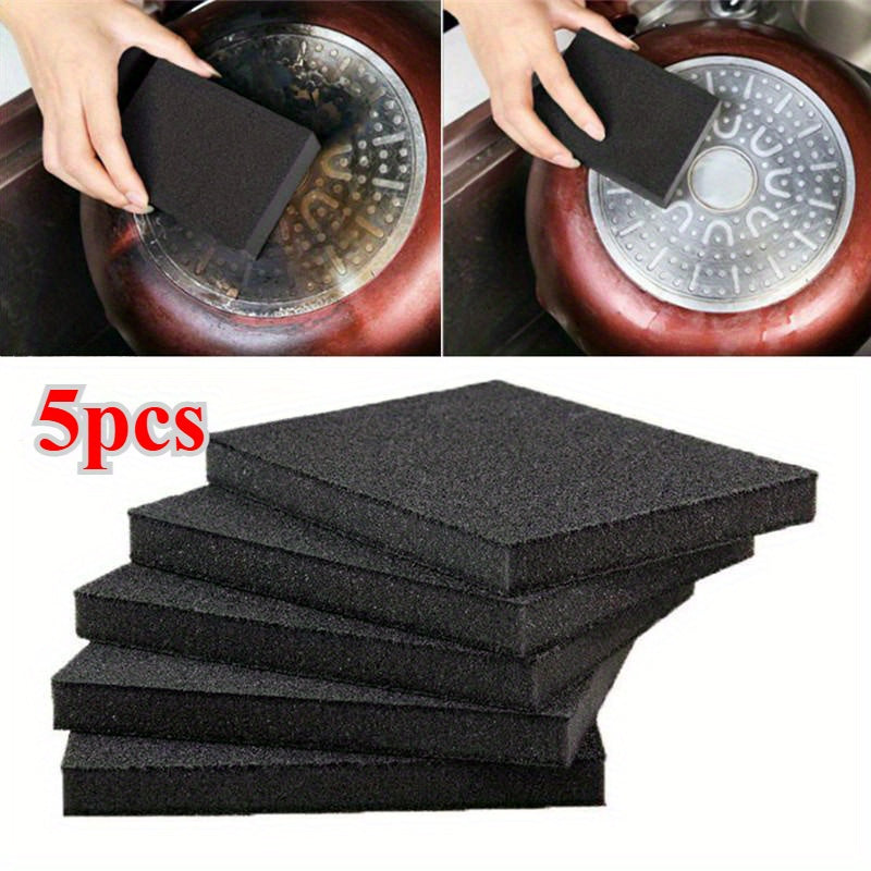 Pack of 5 High-Quality Melamine Sponges for Stubborn Stain Removal