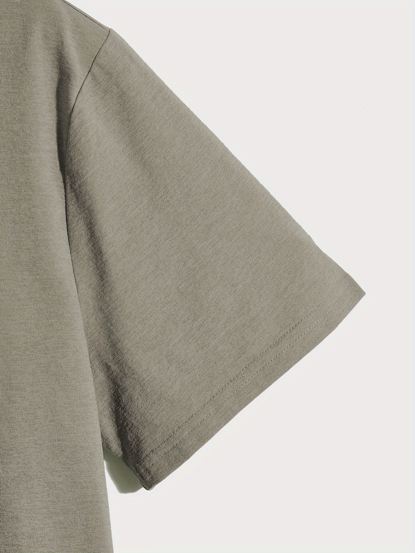 Мужская футболка из полиэстера с круглым вырезом, геометрическим узором и немецкой цитатой, большой размер, летний повседневный стиль