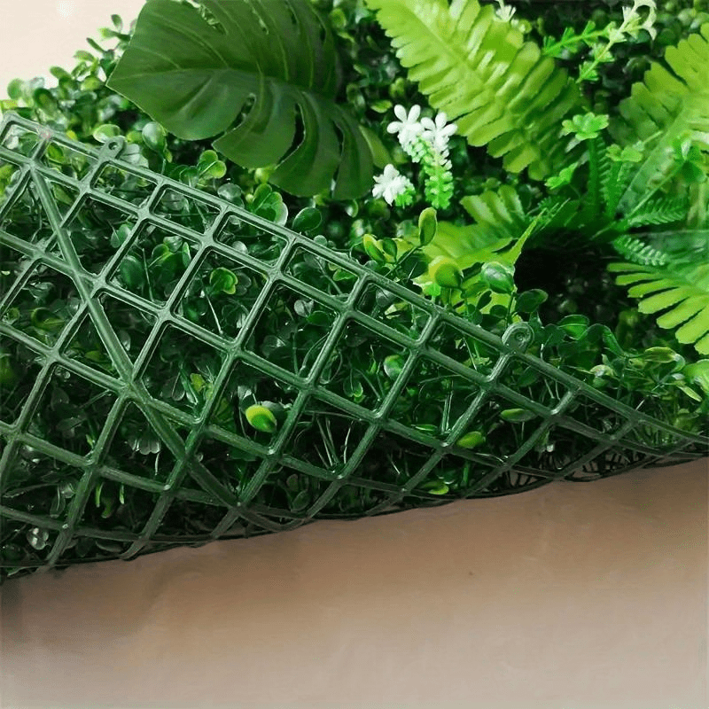 Artificial Green Wall with Grass Background for Front Door Decor