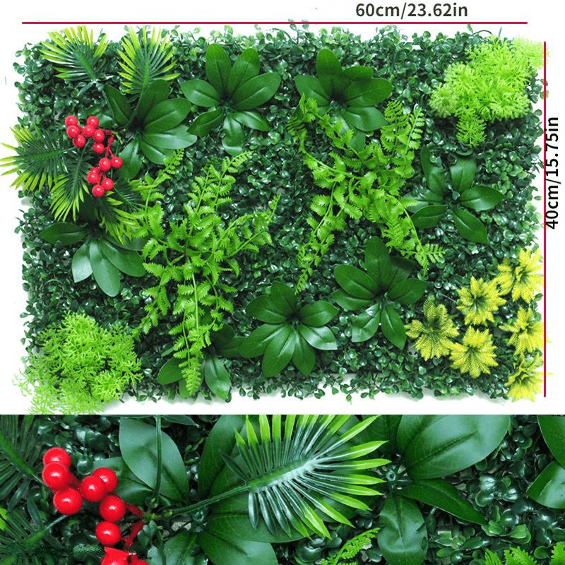 Artificial Green Wall with Grass Background for Front Door Decor