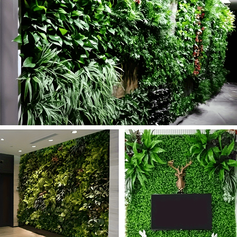 Artificial Green Wall with Grass Background for Front Door Decor