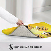 Brawl Stars Doormat Qattiq yopishmaydigan Polyester Xush kelibsiz mat for yashash xonasi, korridor, yotoqxona