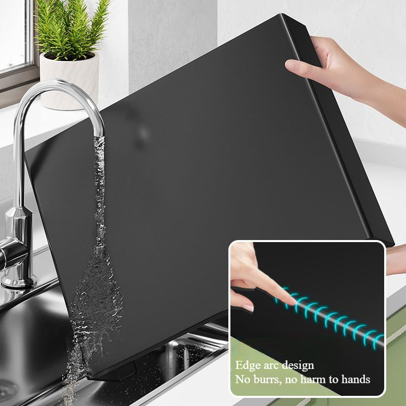 Carbon Steel Kitchen Stove Cover with Pot Rack and Storage Non-Slip Protector