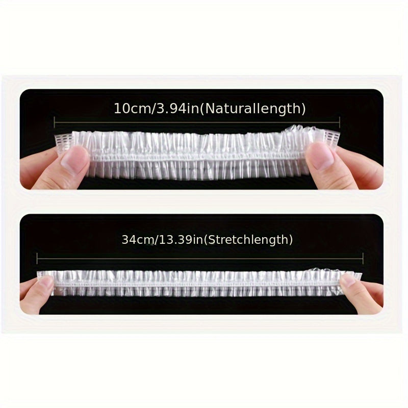 Qayta ishlatiladigan plastmassa oziq-ovqat saqlash sumkalar to'plami, elastik yopingich bilan, oziq-ovqatni saqlash va muzlatgich uchun xavfsiz