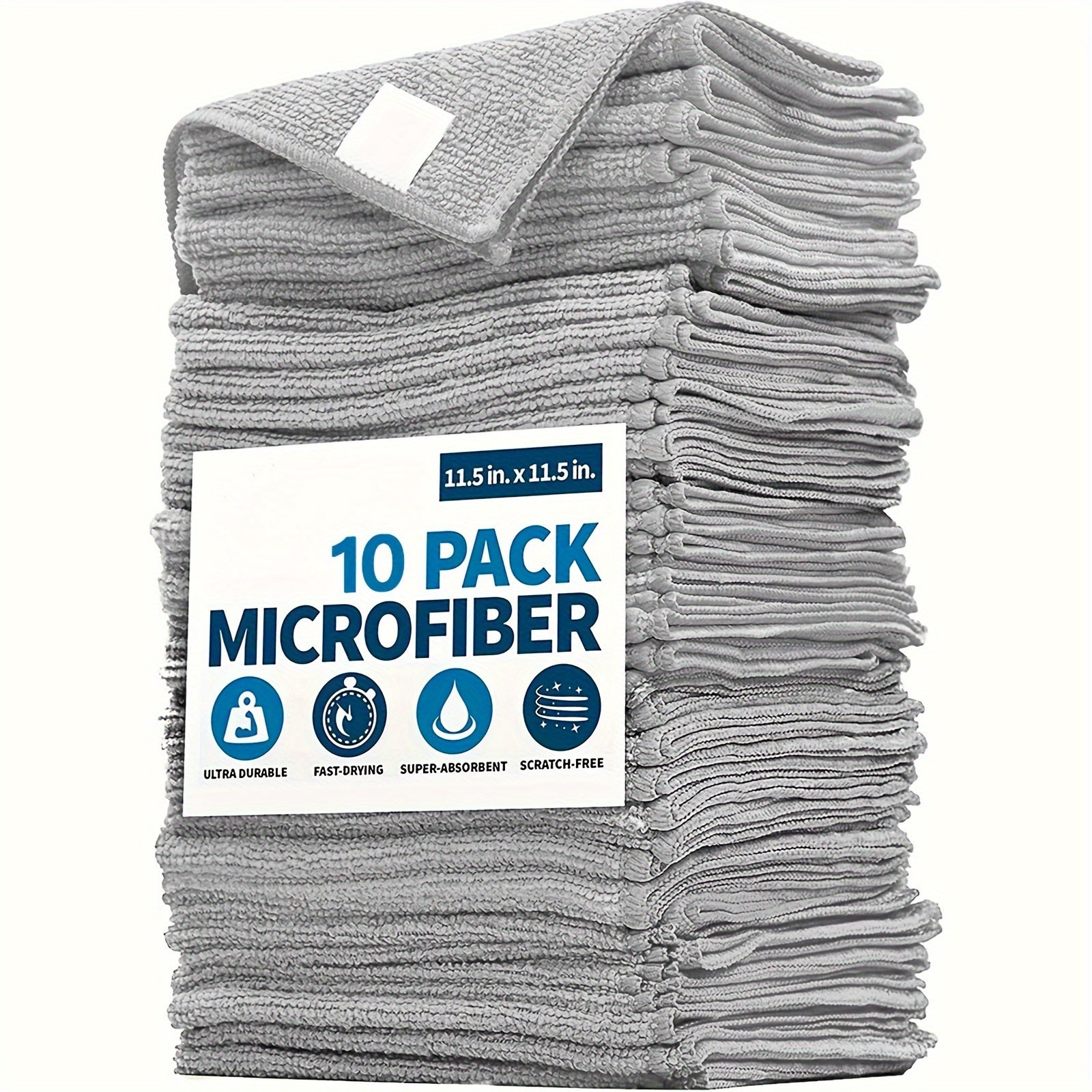 Microfiber Car Cleaning Towels Set Ultra-Absorbent Quick-Dry Lint-Free