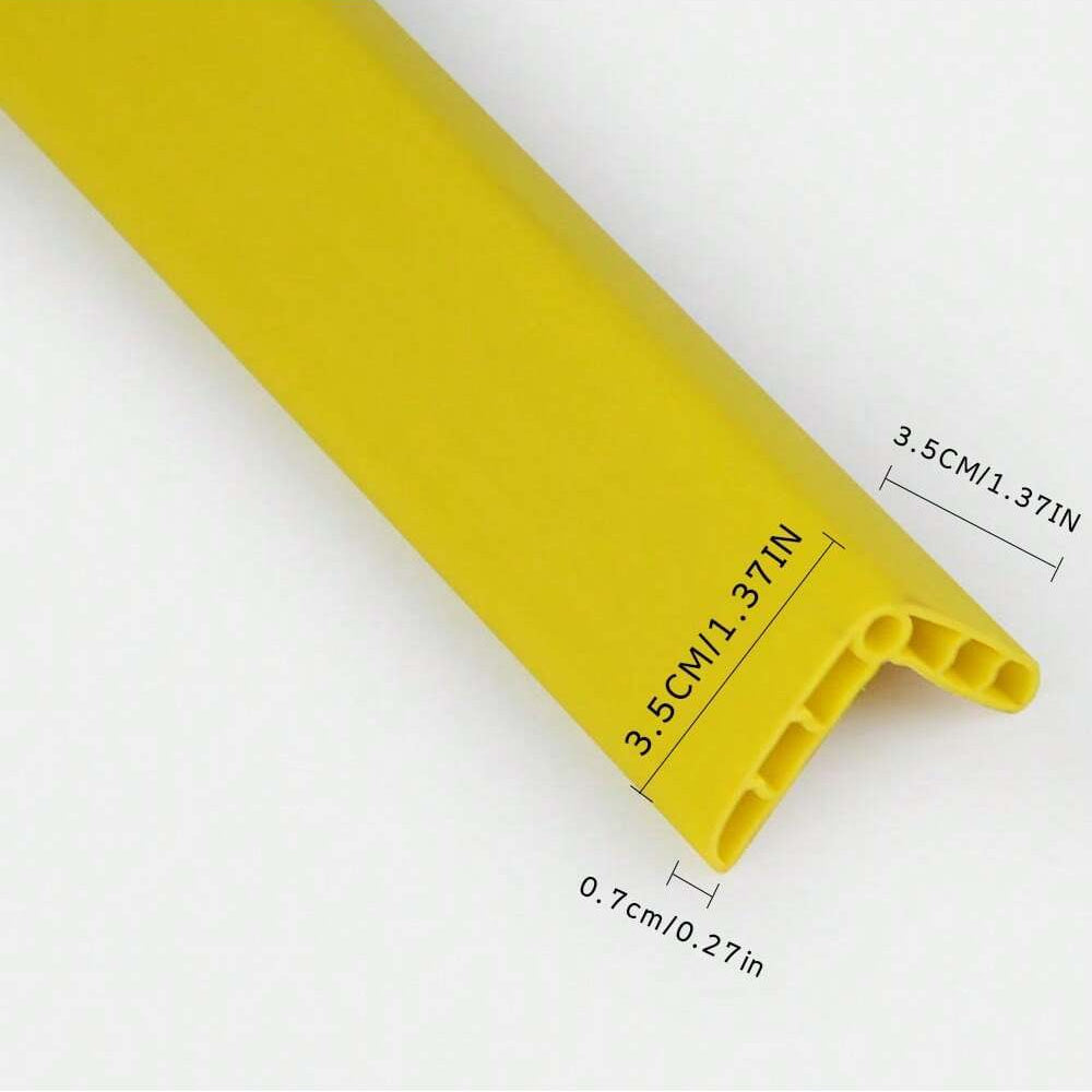 Protective PVC Edge and Corner Guards in Mixed Colors 1-Meter Section for Furniture Safety