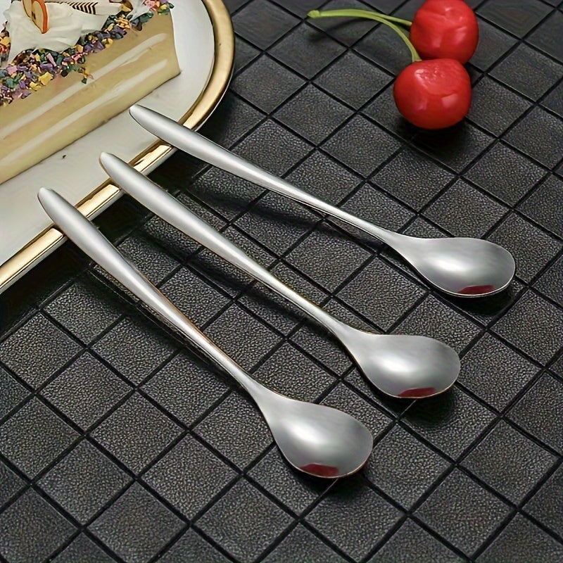 Set of 10 Stainless Steel Coffee Spoons for Tea Dessert and Espresso