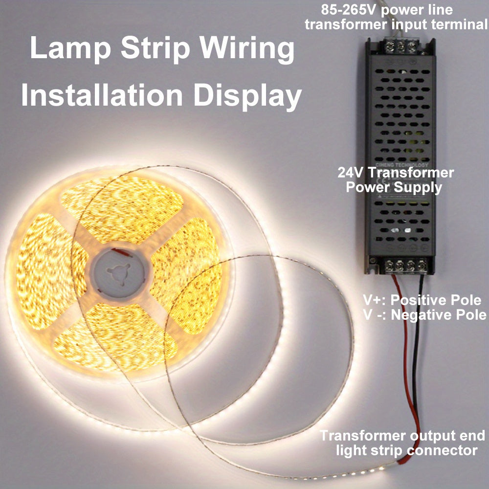 10m 2835 LED Light Strip 120 LEDs/m White Indoor Decoration for Office Hotel Mall