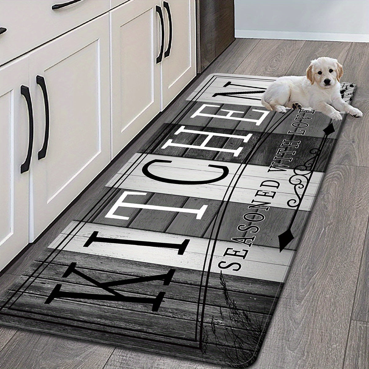 Polyester Kitchen Mat Non-Slip Absorbent Cushioned 1.8m Area