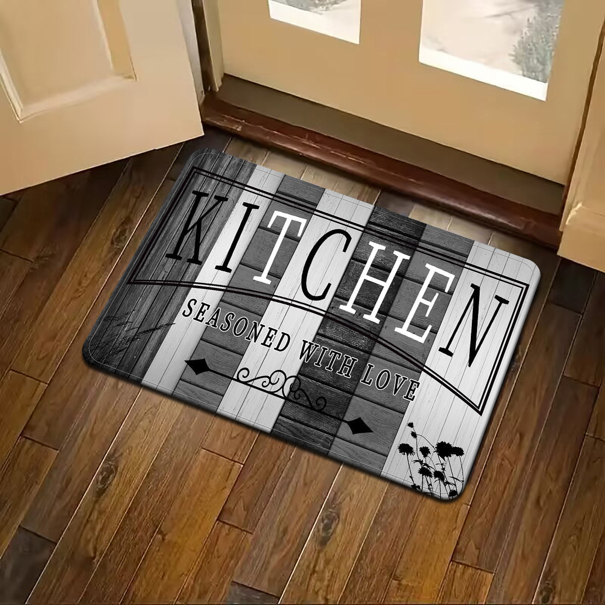 Polyester Kitchen Mat Non-Slip Absorbent Cushioned 1.8m Area