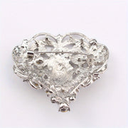 Elegant Rhinestone Brooch for Women Sparkling Lapel Pin Jewelry Accessory