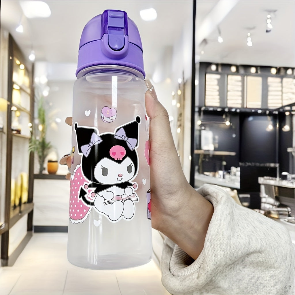 Botella de agua Hello Kitty a prueba de fugas para bebidas deportivas, ideal para actividades al aire libre y ciclismo