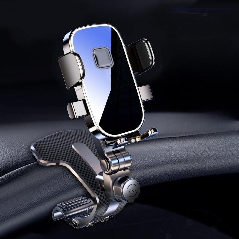 Universal ABS Car Phone Mount Anti-Shake Navigation Holder for Smartphones