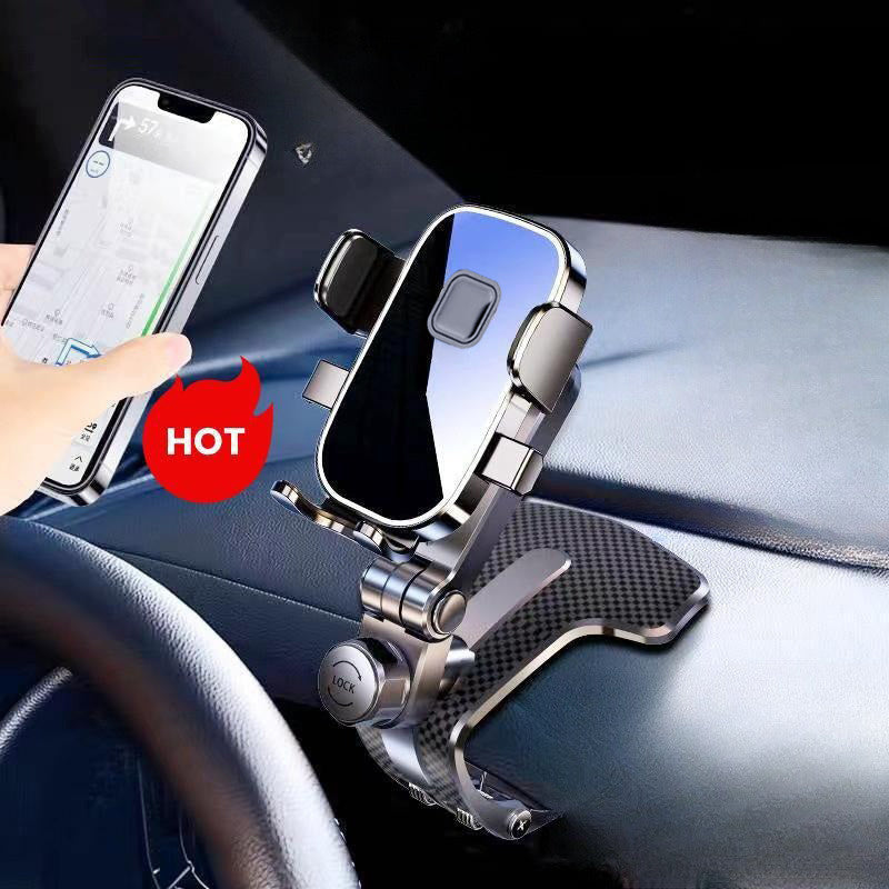 Soporte universal para coche de ABS para teléfono móvil, soporte antichoque para navegación y smartphones