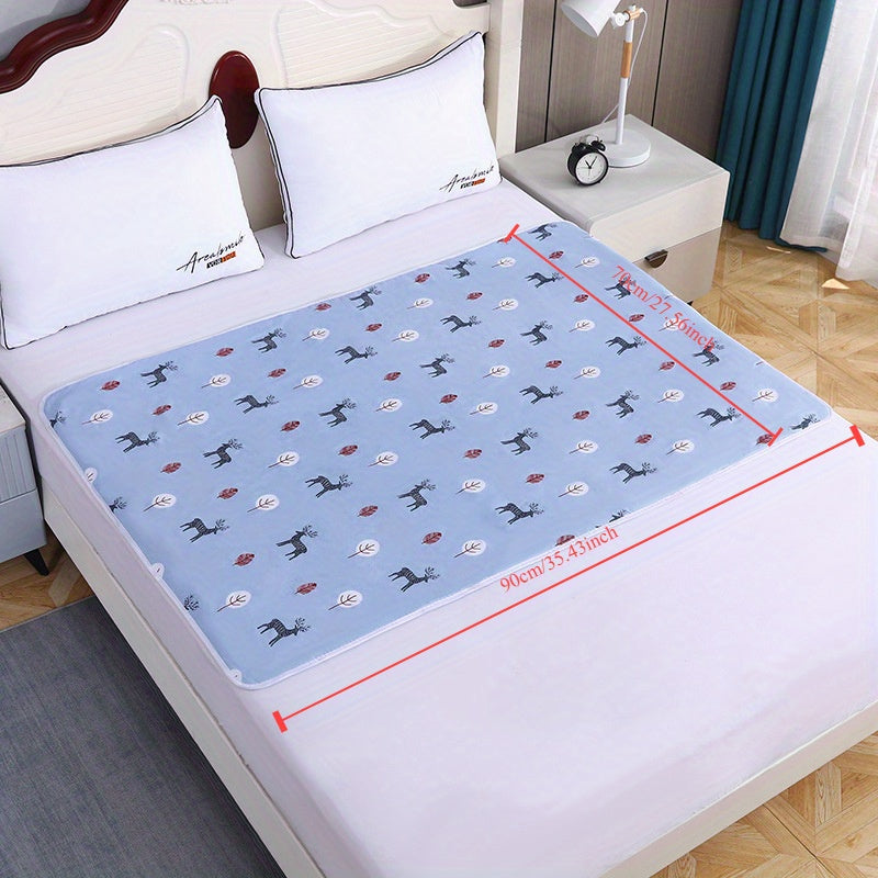 Qayta ishlatiladigan inkontinens padlari qariyalar uchun - Suvga chidamli, nafas oladigan mato - O'lchami 69.85x89.92 sm - Qariyalar va menstruatsiya ehtiyojlari uchun mukammal