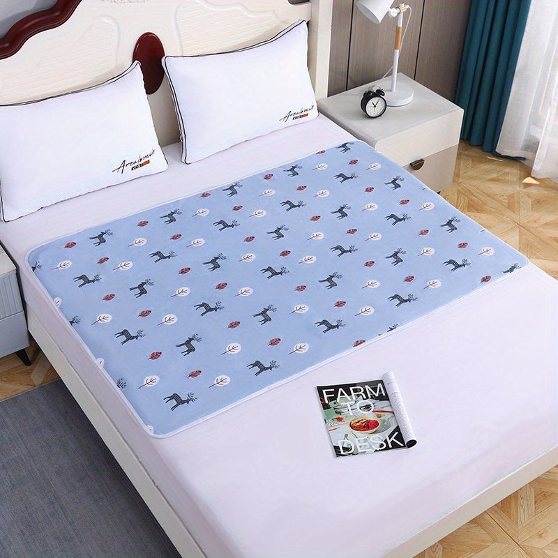 Qayta ishlatiladigan inkontinens padlari qariyalar uchun - Suvga chidamli, nafas oladigan mato - O'lchami 69.85x89.92 sm - Qariyalar va menstruatsiya ehtiyojlari uchun mukammal