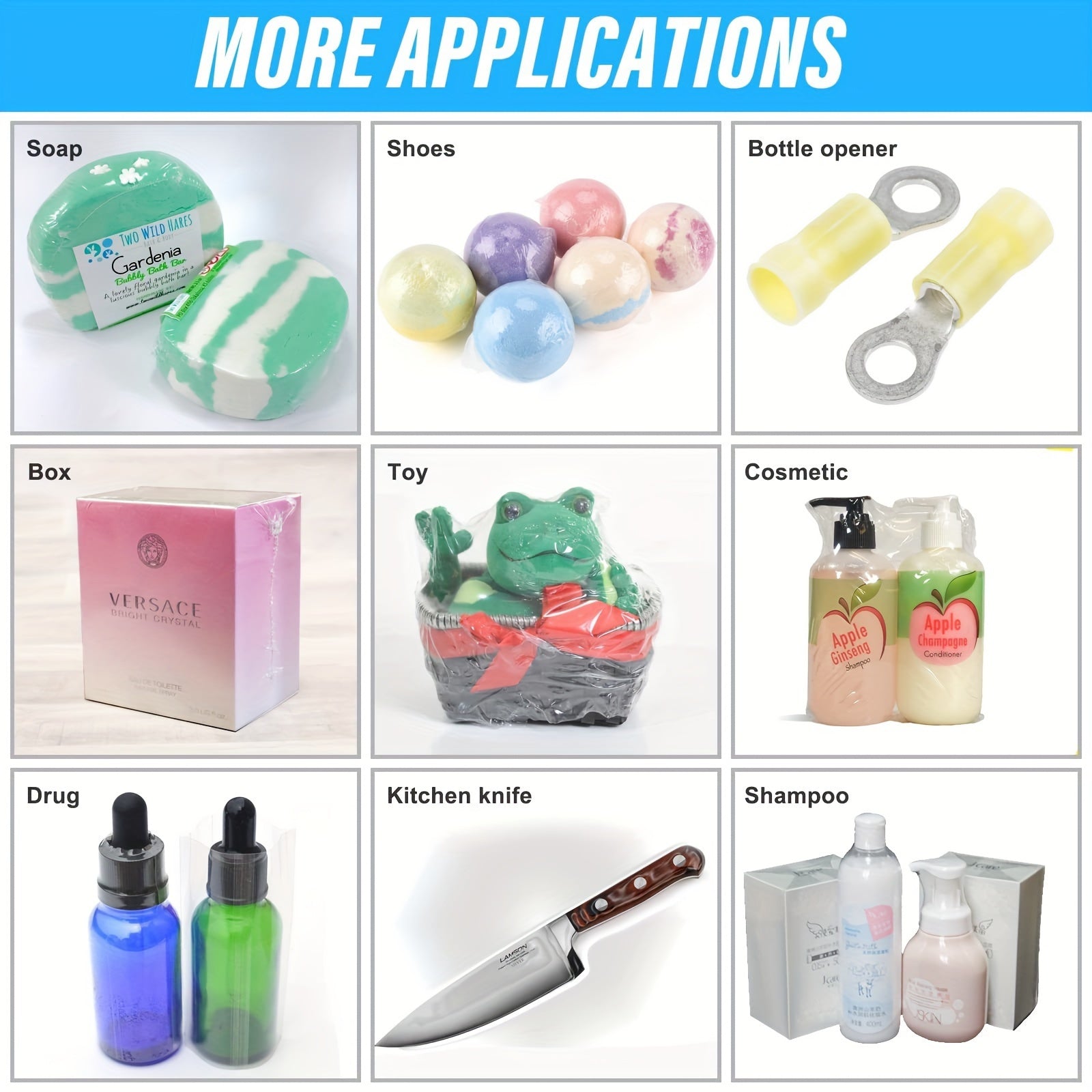 50 Pcs Transparent Waterproof PVC Sneaker Protector Bags, Shoe Wraps