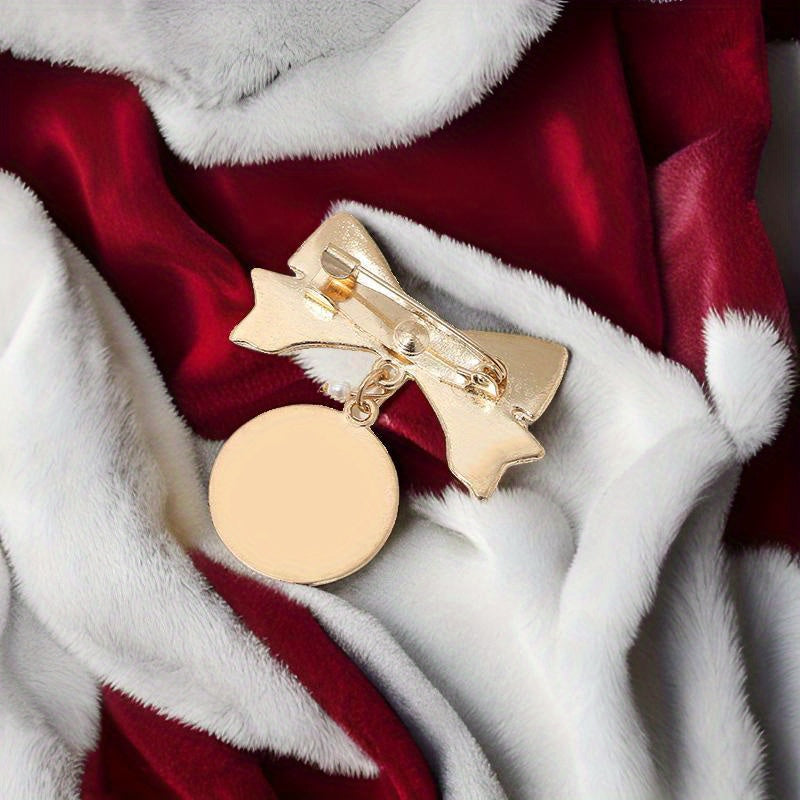 Vintage Evropa uslubidagi Alice Pearl Brooch Alloy noaniq shakli hashamatli dizayndagi zargarlik buyumlari ayollar uchun