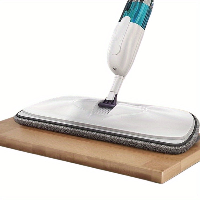 Stainless Steel Spray Mop with Water Mist No-Hand Wash Pad for Home Cleaning
